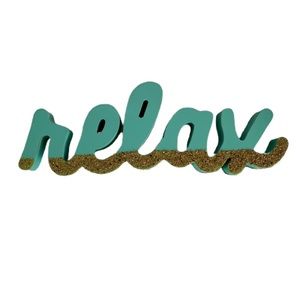 Hobby Lobby “Relax” Home decor NWT